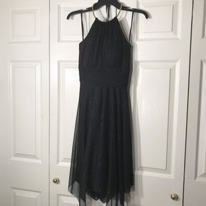 💕Black Evening Sparkly Halter Dress 👗
